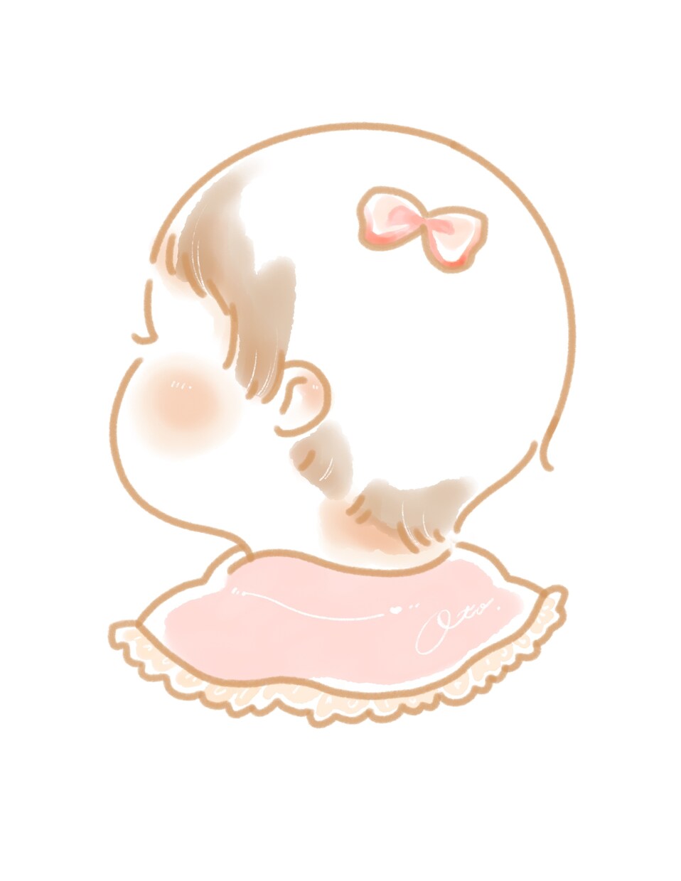 ファーストカットのイラストかきます せっかくならお子様の大切な成長を可愛く残しませんか？ イメージ2