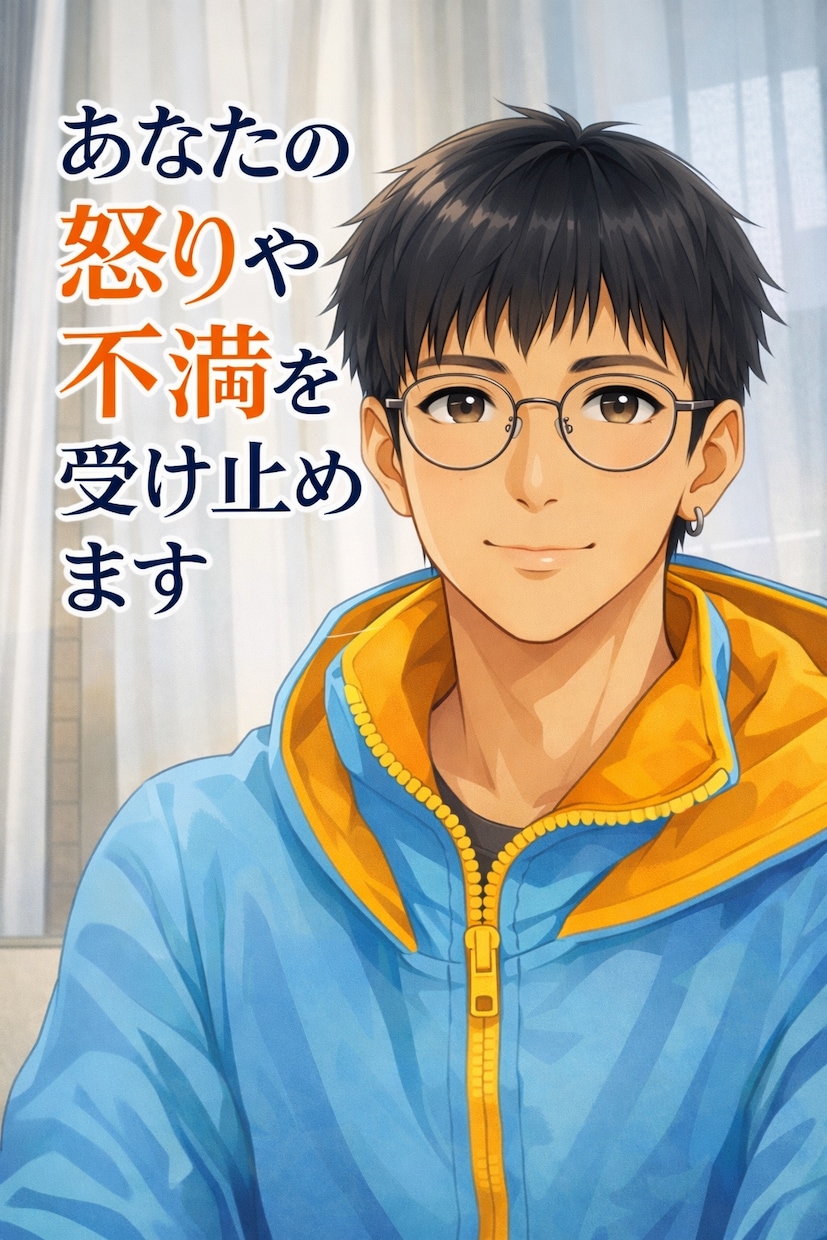 あなたの怒りや不満を受け止めます 我慢し続けた感情をここで解放できます イメージ1