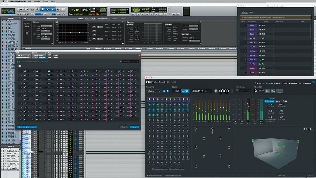Dolby Atmos でのMixing承ります 【最先端技術】貴方の音楽は臨場感あふれる音の世界へ イメージ1