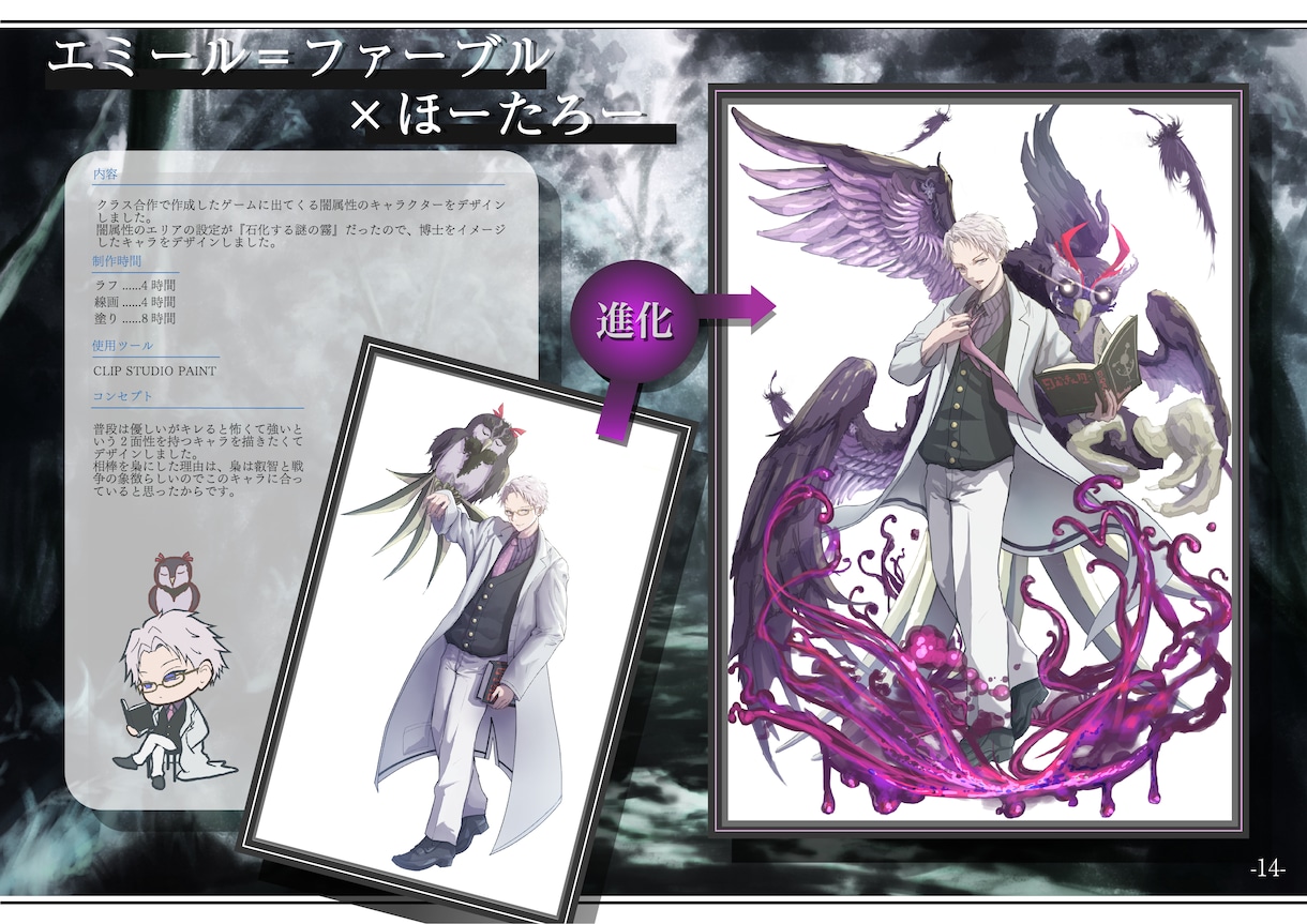 背景付きキャライラスト描けます なんでも描けるので気軽にお申し付け下さい イメージ8