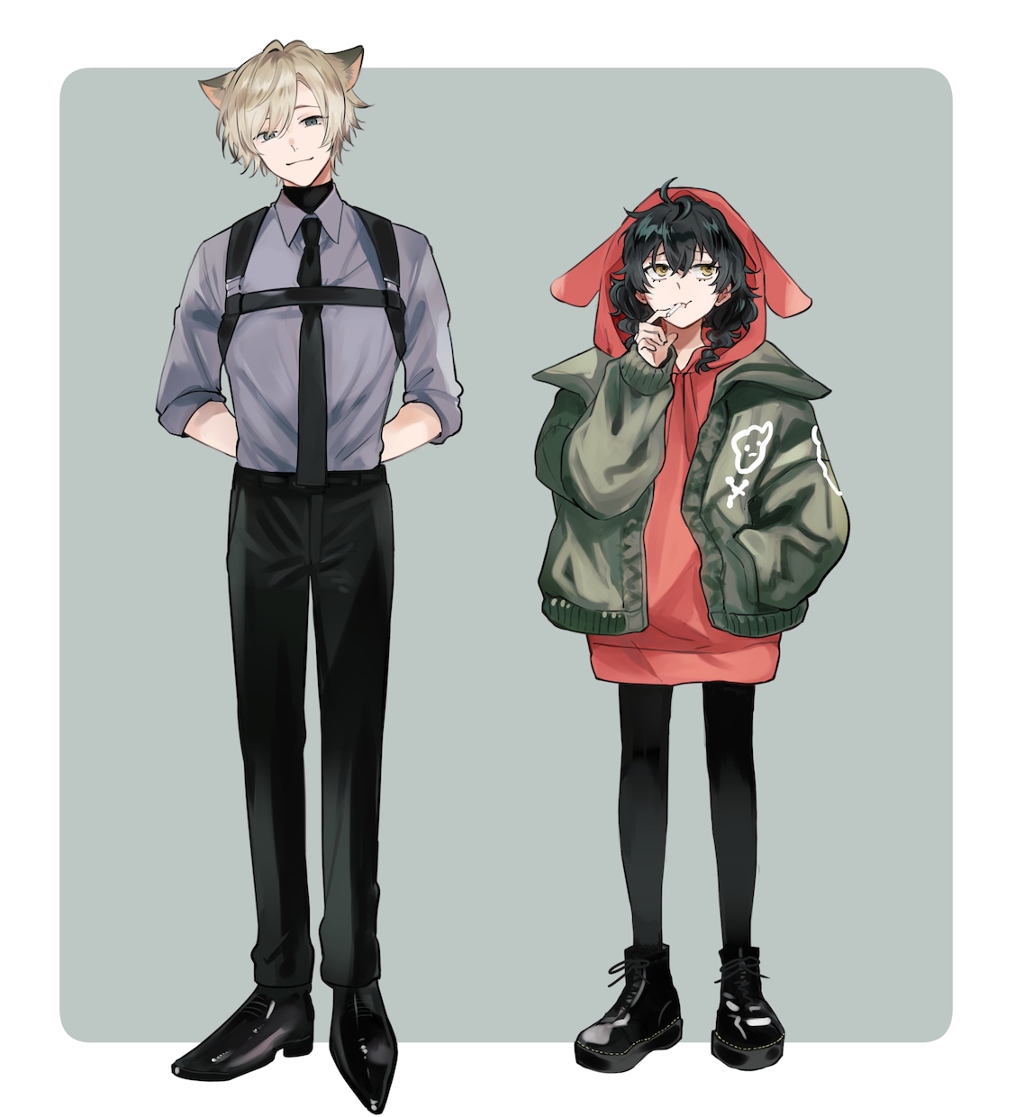 表情豊かなキャライラストの制作承ります 柔らかい色表現の一枚絵、立ち絵、SDデフォルメなど イメージ2