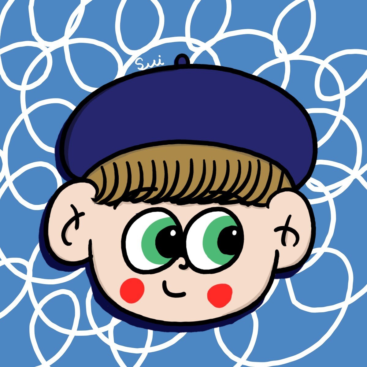 SNSアイコンで使えて目立つポップな似顔絵描きます 安く！早く！高クオリティーで！この3つを頑張ります！ イメージ2