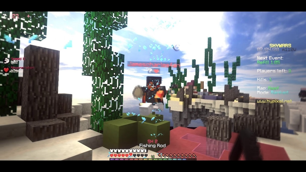 minecraftPVP関係の編集をします pvpの動画を海外勢っぽく編集 イメージ1