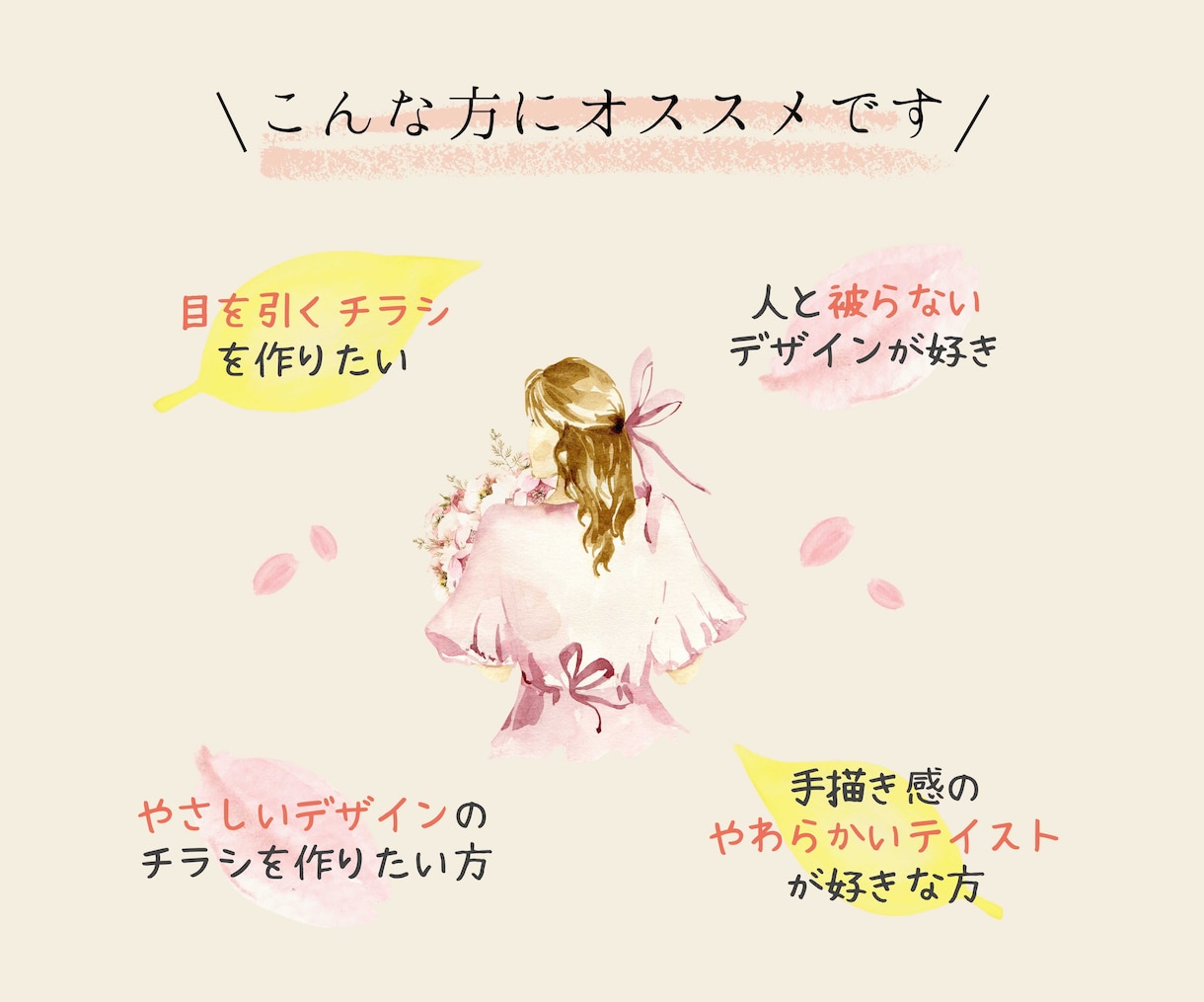 イラストが主役のチラシデザインいたします イラストを活かし、視線を引くチラシを制作いたします♪ イメージ7
