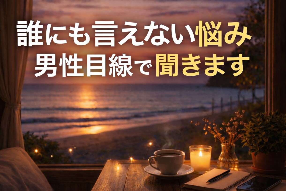 もう一人で悩まなくていい。俺が全部受け止めます 包容力であなたをそっと包み込みます。 イメージ2