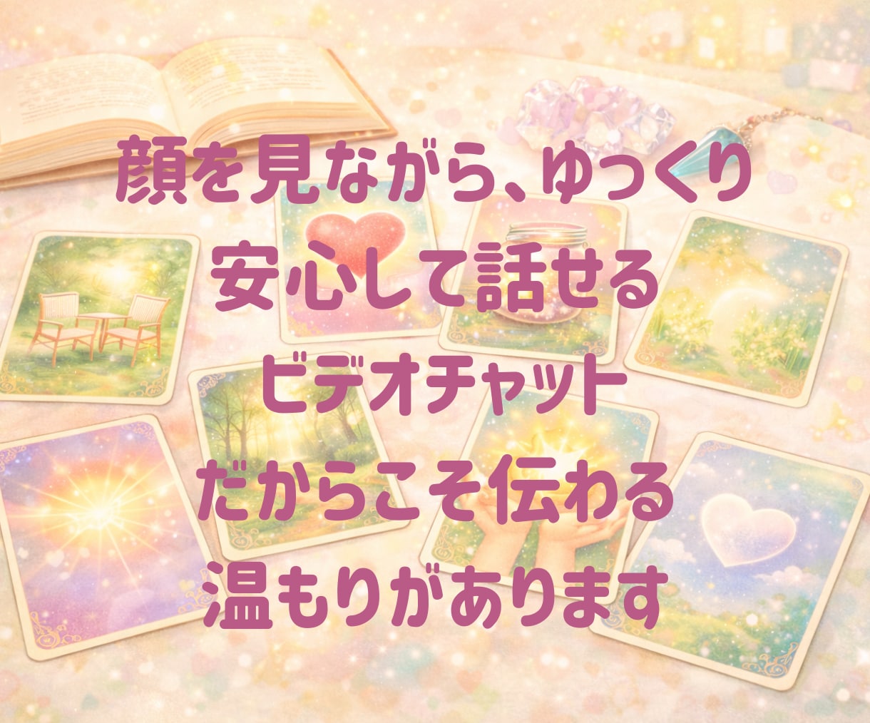 自己対話セッション✨心の整理をお手伝いします カードと対話で心の声に気づける安心の時間を！ イメージ5
