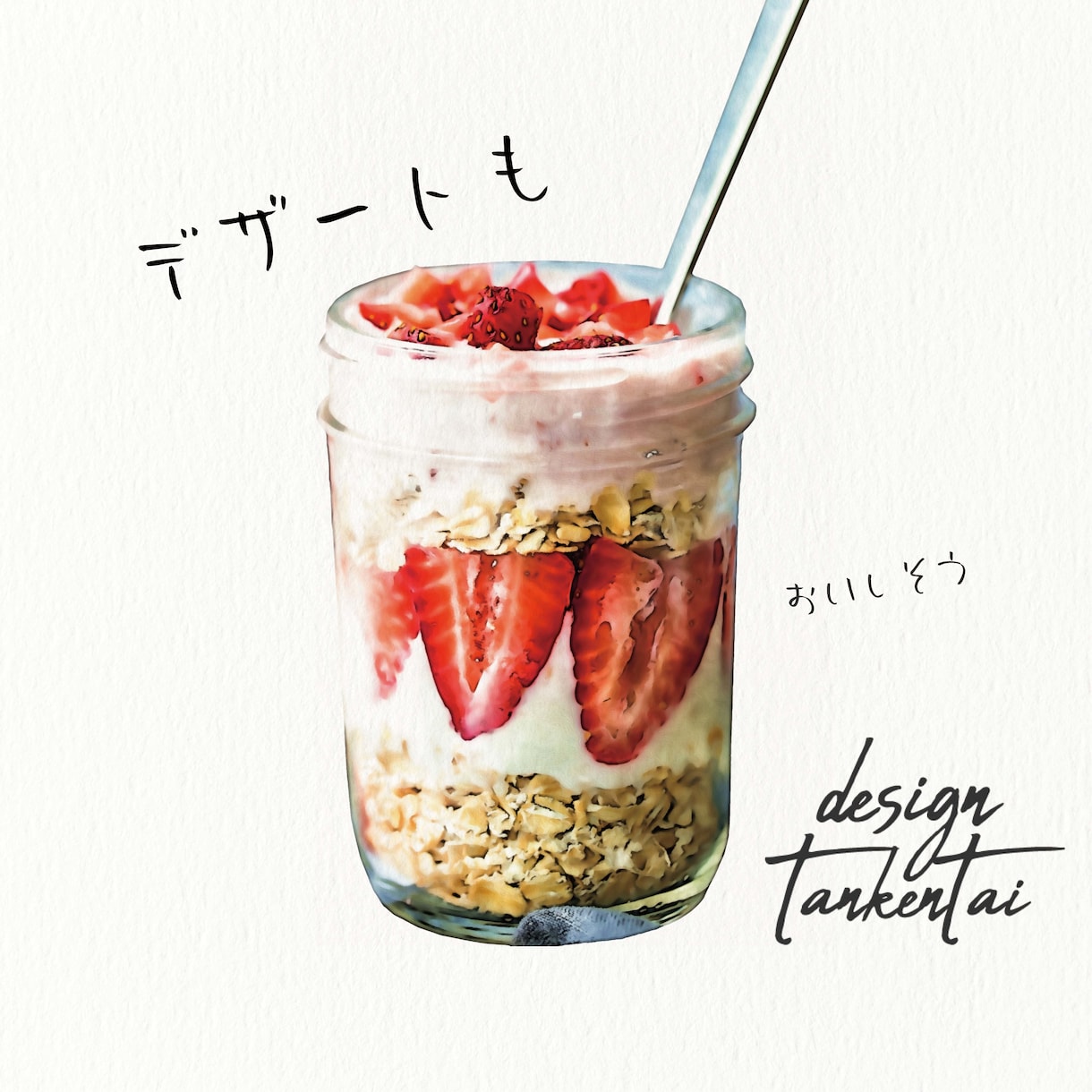 手書きイラスト風メニューPOPのデザインします プロのデザイン力と手書き風イラスト化でライバル店を出し抜こう イメージ6