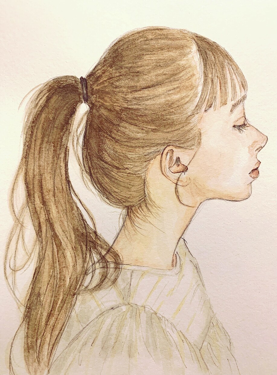 水彩絵具で優しいタッチの似顔絵お描きします 東京都内で活動中のプロのイラストレーターです。 イメージ2
