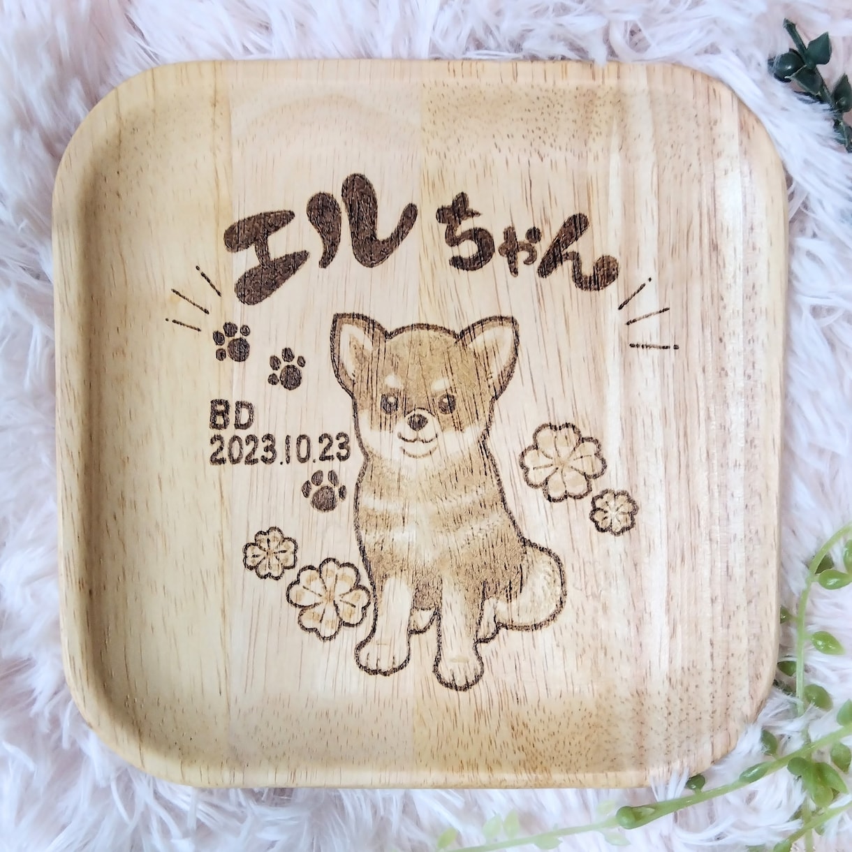 電熱ペンでペットの似顔絵もぐもぐプレート作ります ウッドバーニングで作る、世界に一つだけのアイテム！ イメージ4