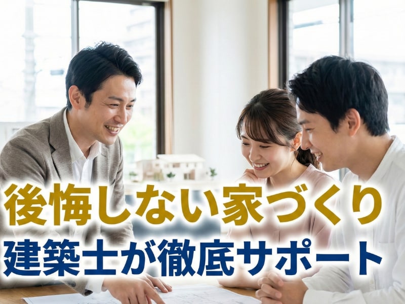 一級建築士があなたの家づくりをお手伝いします 失敗しない家づくりを専門家が助言します。 イメージ2