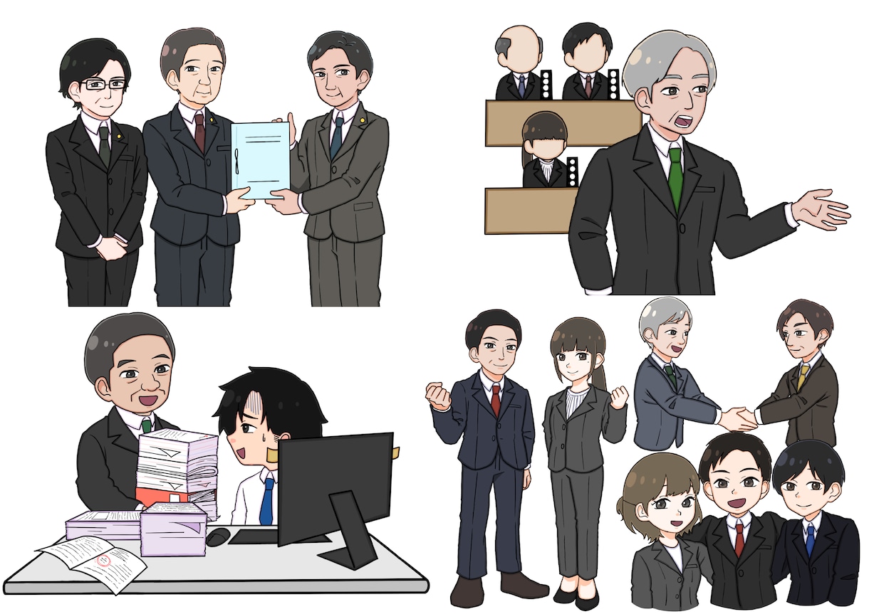 商用利用もOK！な挿絵イラストをお描きします 動画や印刷物での挿絵•説明や、WEBなどに使いやすいイラスト イメージ3