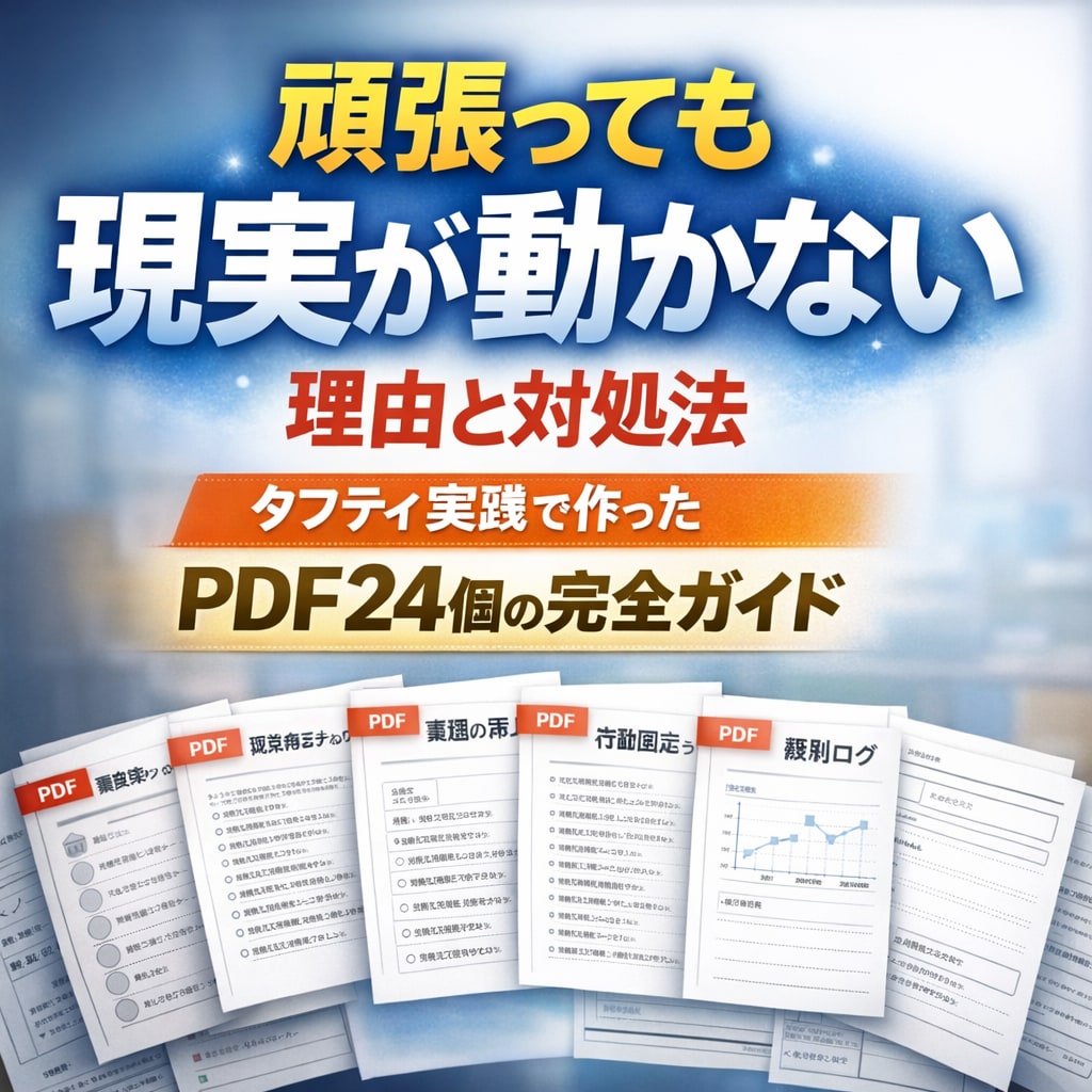 思考整理ワークPDF24個テンプレ手に入ります 実践者が用いた思考・感情・行動・意図を統合実践│現実創造教材 イメージ1