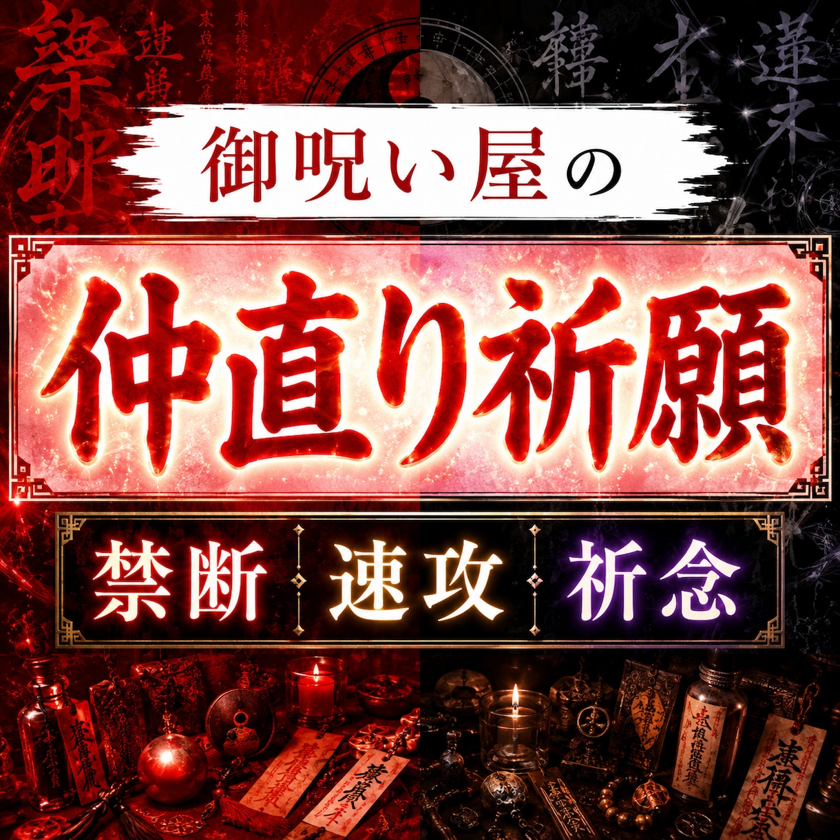 禁断の速攻復数占術を駆使！全力で仲直り祈念承ります 長年ご依頼多いです。とにかく強いご決意で仲直りしたいのなら。 イメージ1