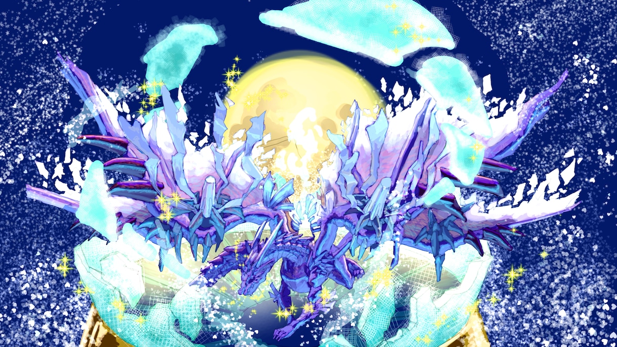 大迫力のドラゴン・モンスターの一枚絵描きます ゲームや動画のサムネ、小説の表紙に！ イメージ9