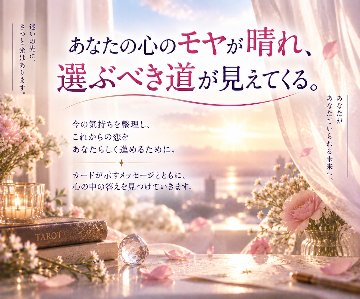 二人の本当の相性をタロットで読み解きます 惹かれる理由も、すれ違う理由も。二人の関係を紐解きます イメージ9