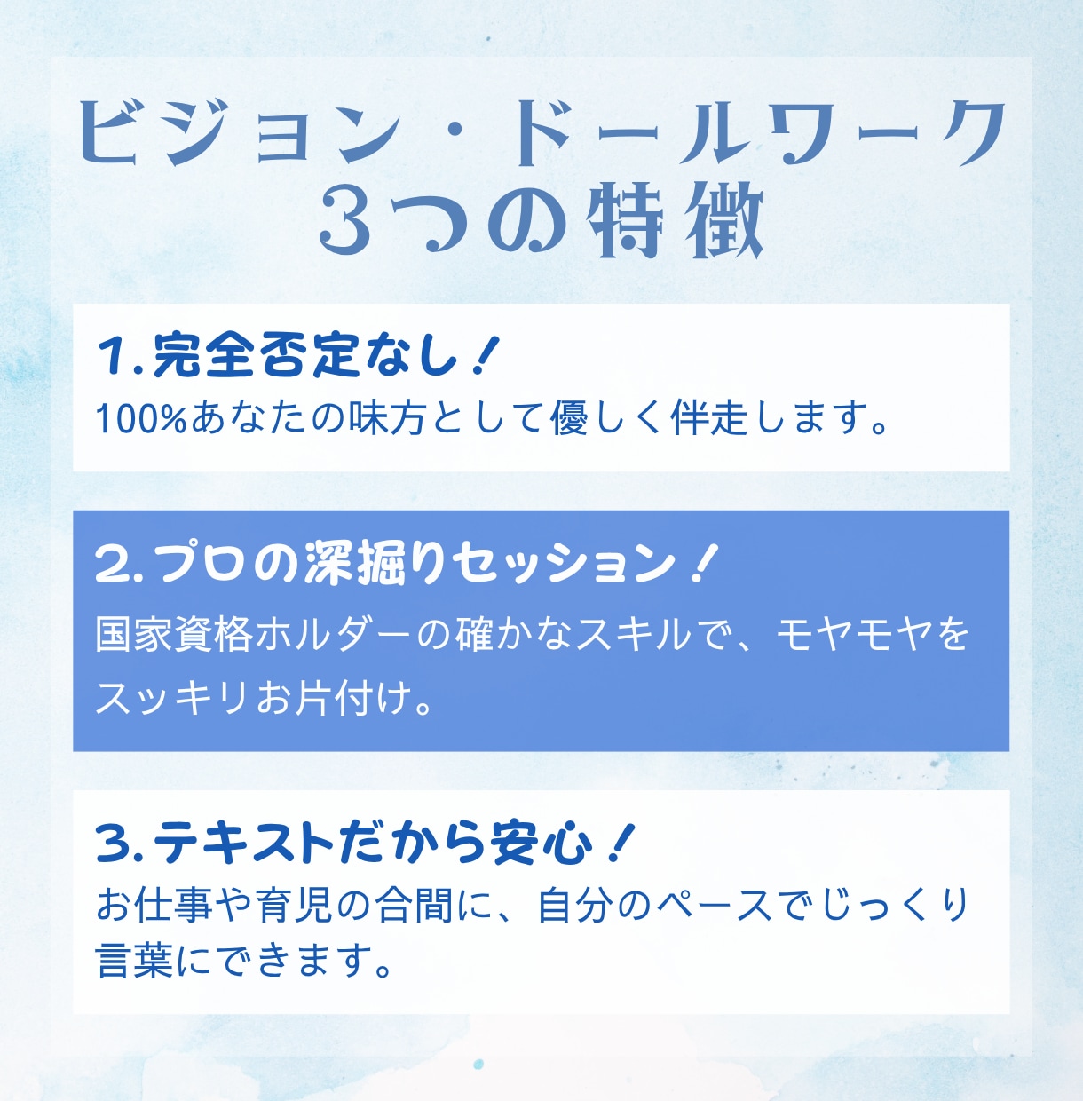 理想の未来や夢への一歩を具体化し行動へ移します チャットで3日間作戦会議。夢を叶えるロードマップを作ろう イメージ3