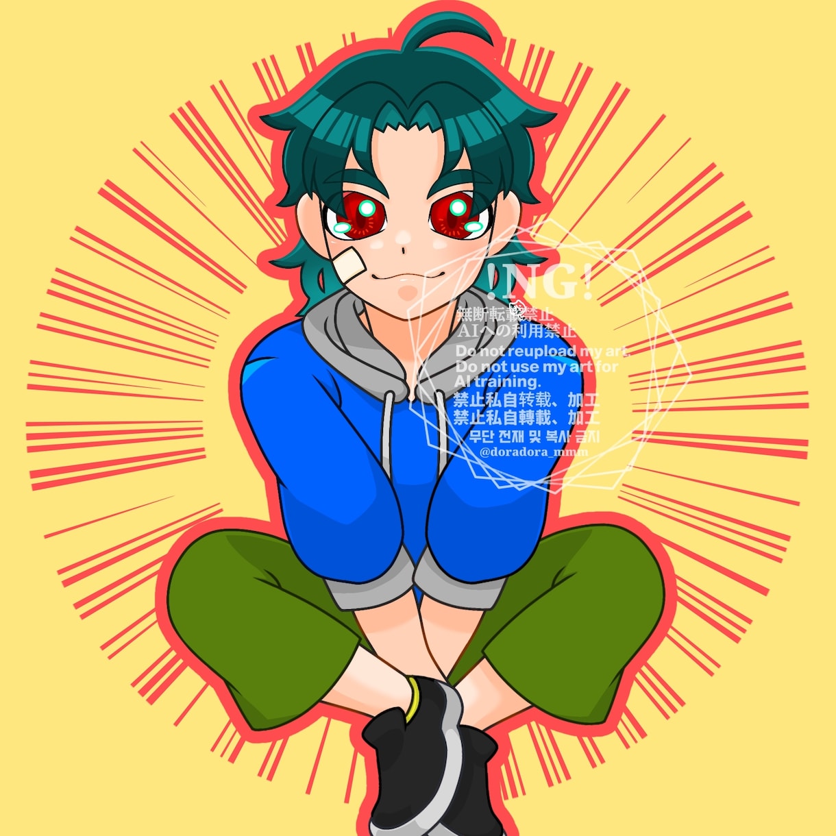 パキッとしたアニメ塗りのサムネイラスト描きます 創作キャラを描きたいけど自分ではちょっと…と思ったら！ イメージ1