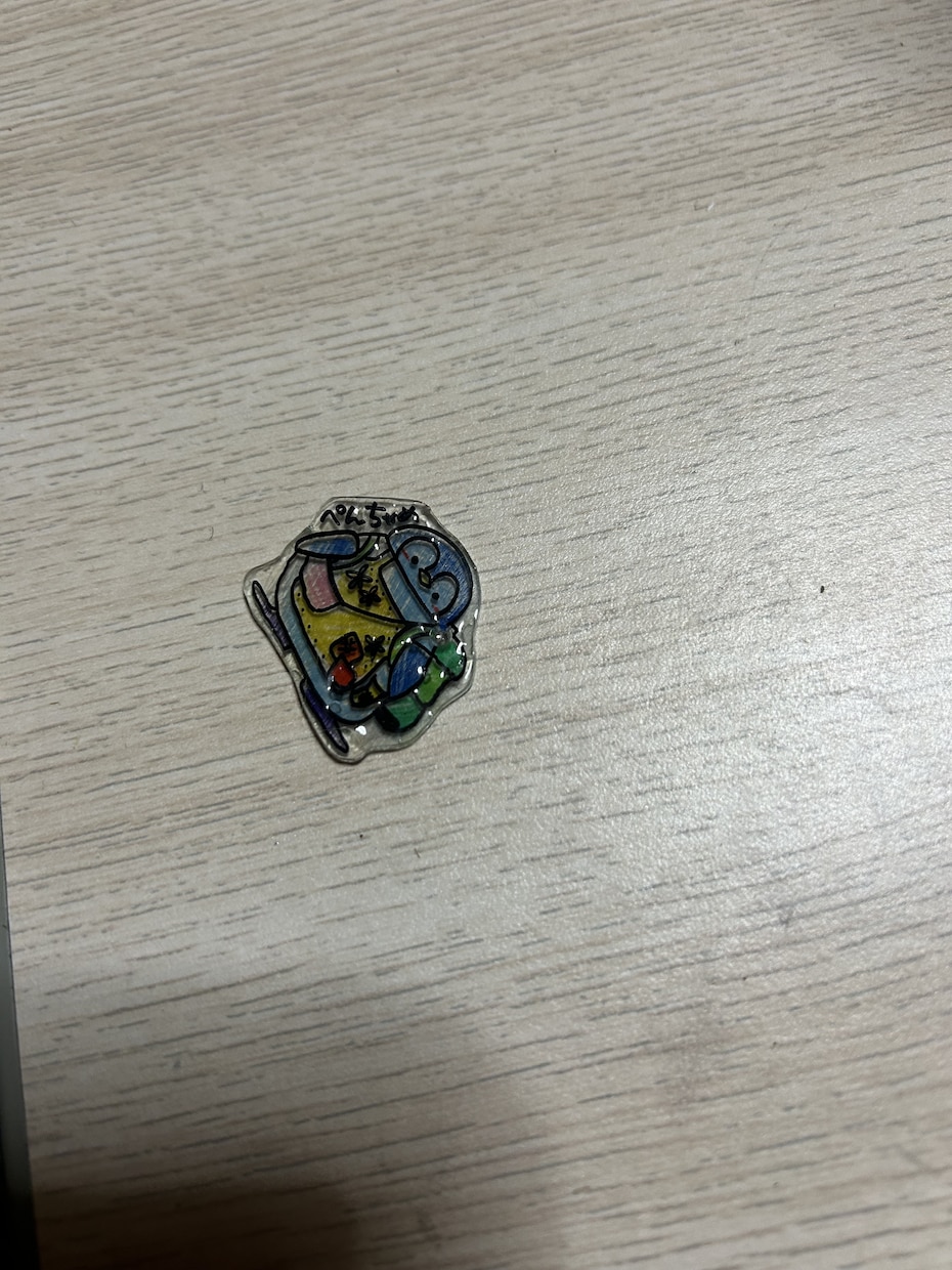 似顔絵プラ板つくります お1つ500円！世界に一つだけの似顔絵キーホルダー！ イメージ3