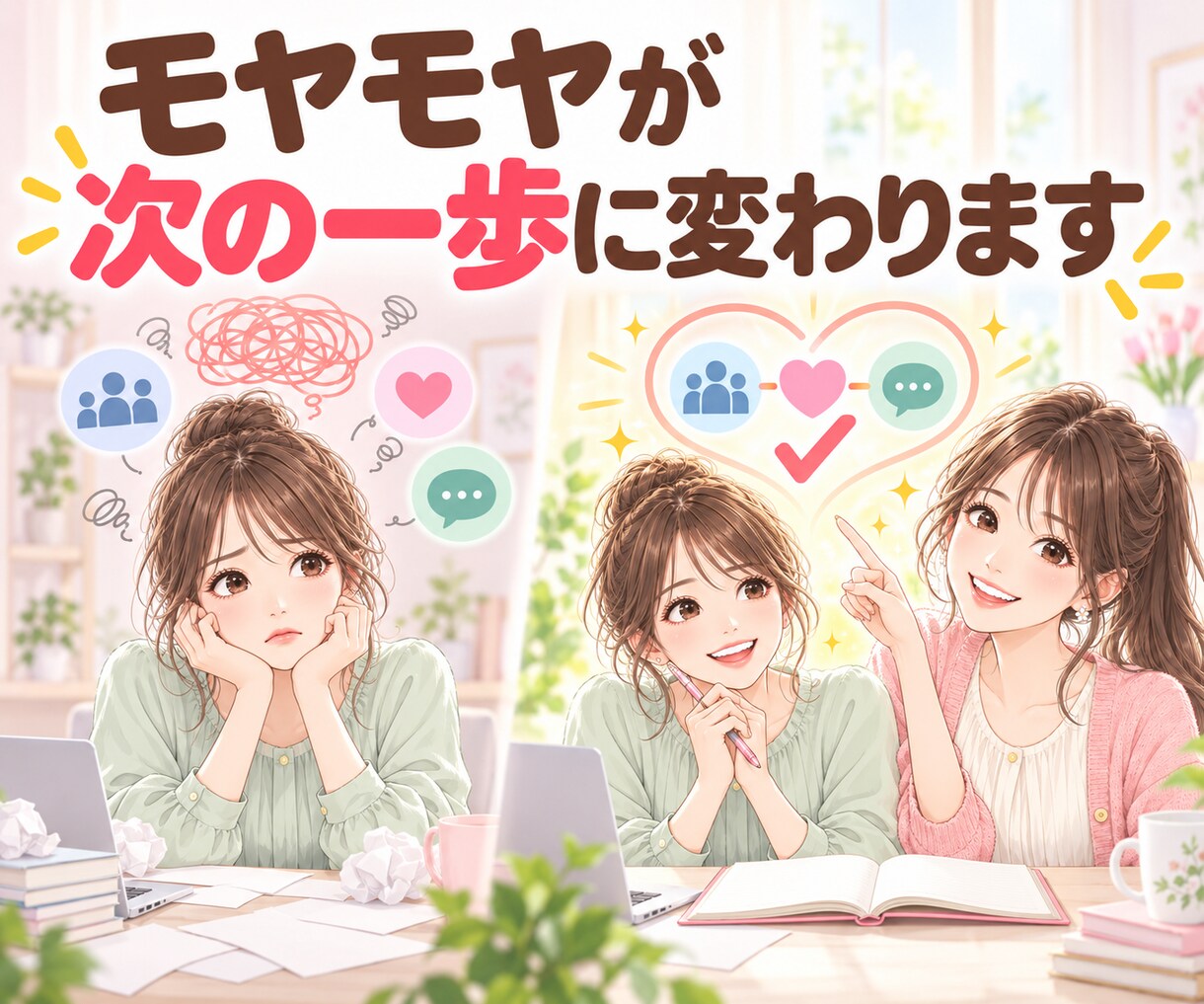 あなたのサービス、誰に届けたいか一緒に整理します 初心者さん向けに、お客様像・悩み・伝え方をやさしく言語化♡ イメージ6