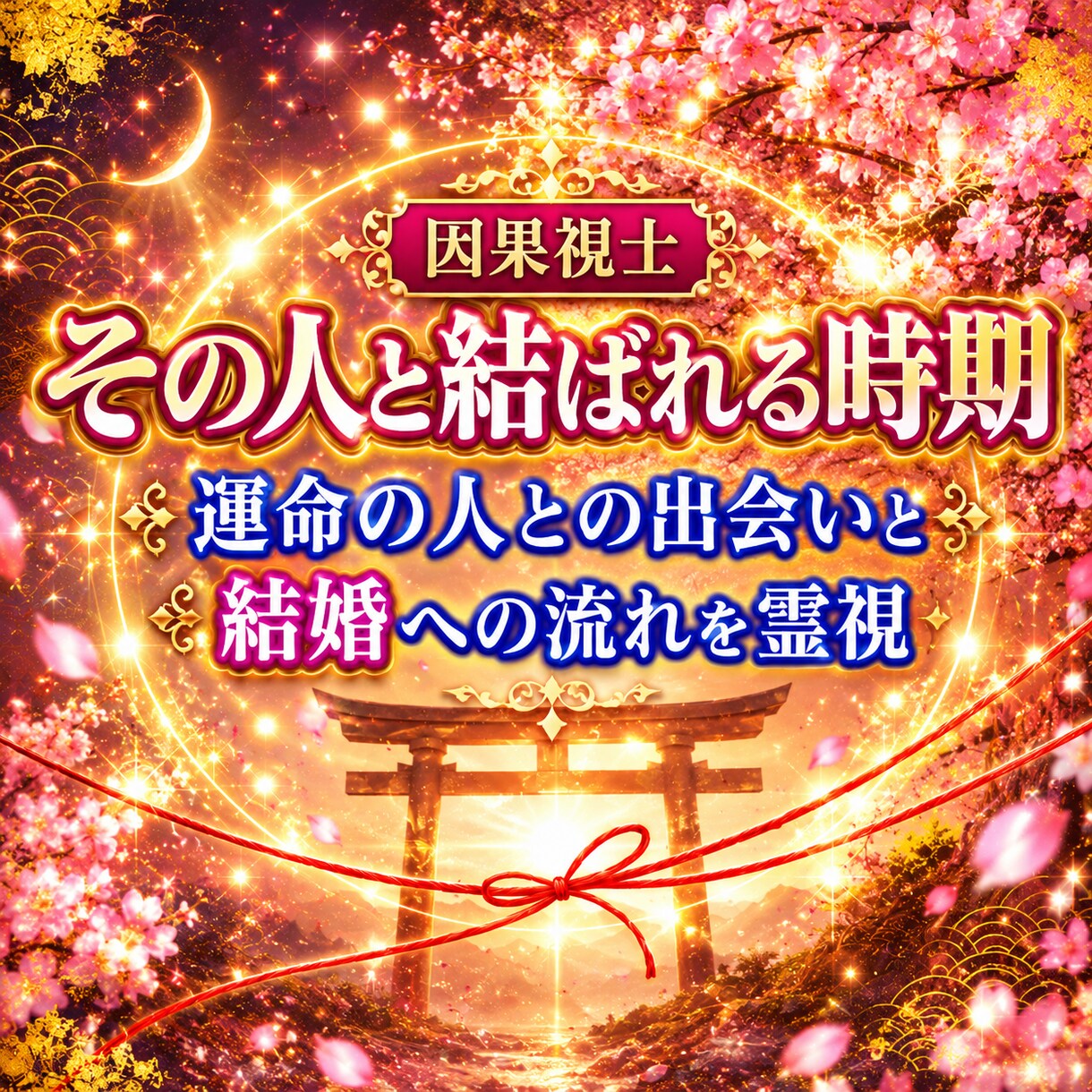結婚占い｜運命の人と結婚時期を視ます 出会いの時期・結婚に至る流れを具体的に視ます イメージ1