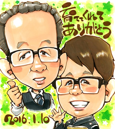 最短５日！!プロが手描き似顔絵を可愛く描きます 感動を呼ぶ特別なプレゼントを大切な人に送ってみませんか？ イメージ5