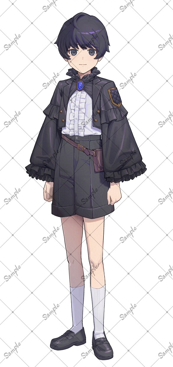 立ち絵(Vtuber/TRPG等)を制作いたします 商用利用も可能な全身立ち絵！差分、パーツ分けも対応可！ イメージ4