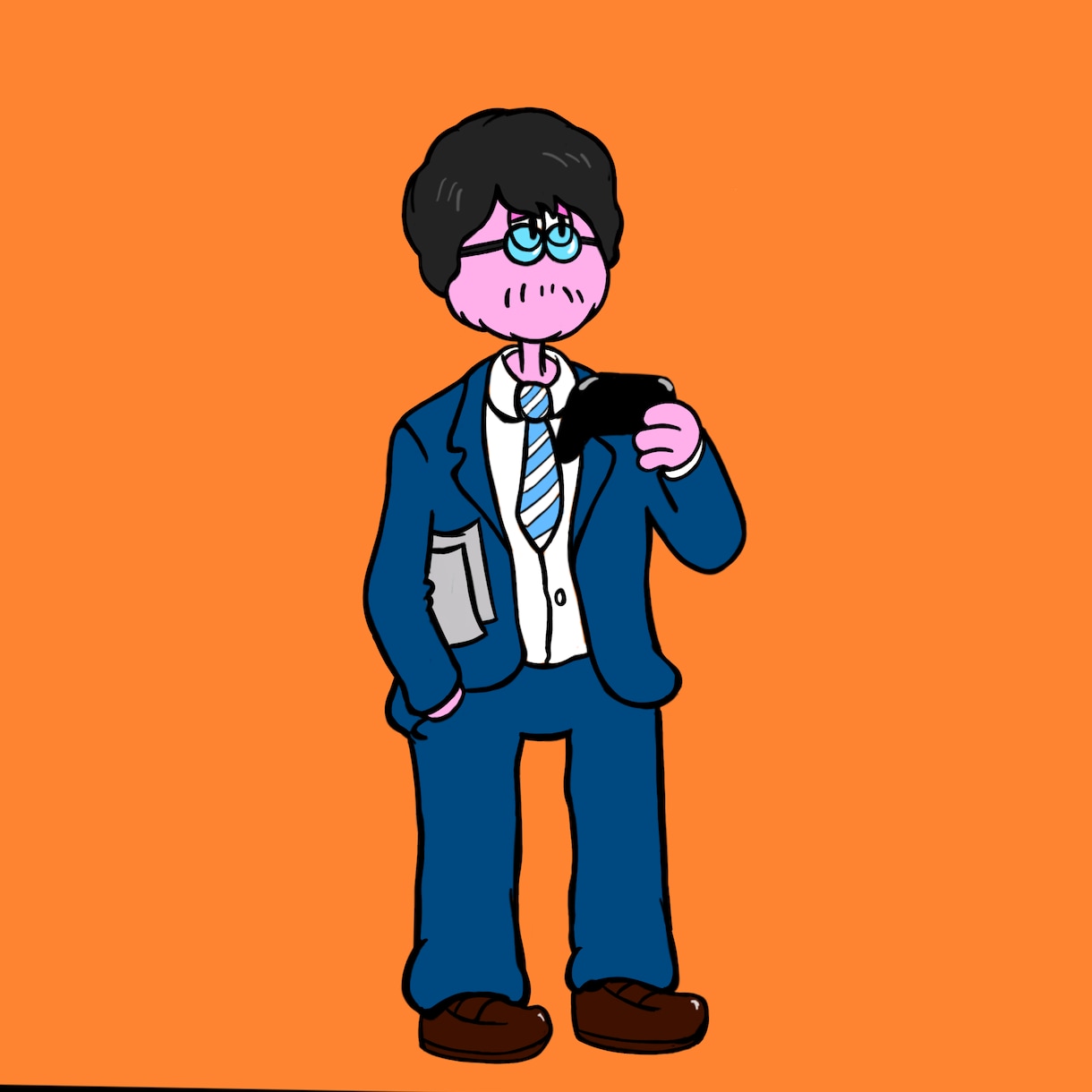 ポップなキャラクターのアイコンを制作します あなたの趣味をイラストで表現しましょう！ イメージ5