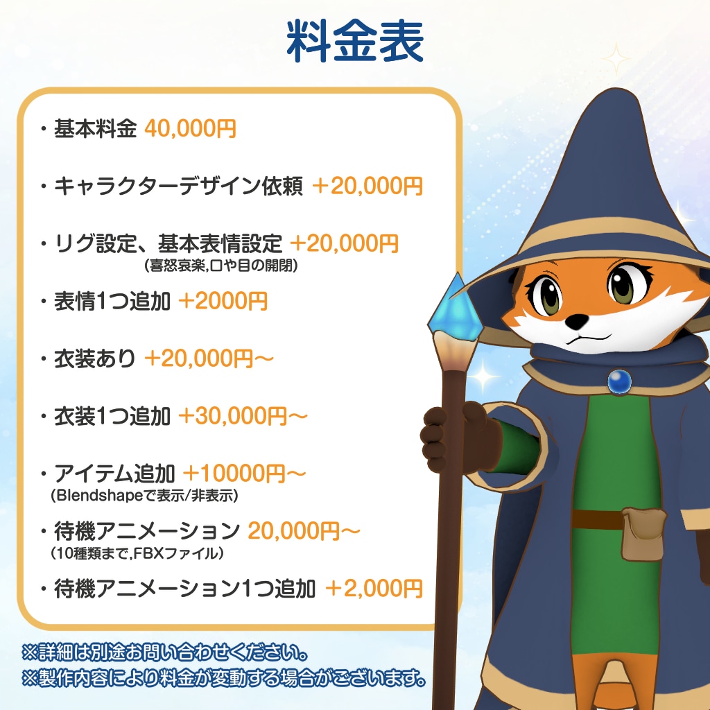 イラストから3Dキャラクターをお作りします VTuberや動画配信用のアバターを制作します イメージ2