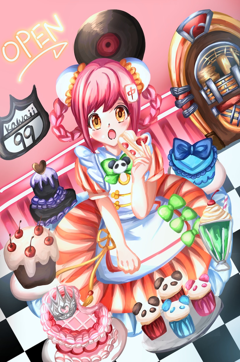 色鮮やかな美少女イラストを描きます あなただけの可愛いイラストならおまかせください！ イメージ7
