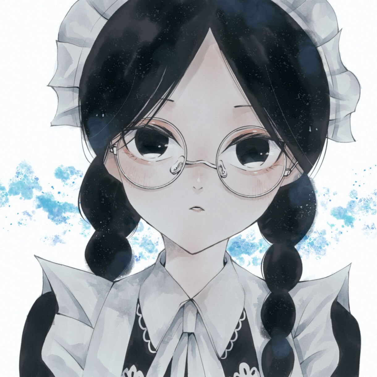 かわいい女の子のアイコン描きます 水彩風、耽美な雰囲気。特別な一枚を。 イメージ3