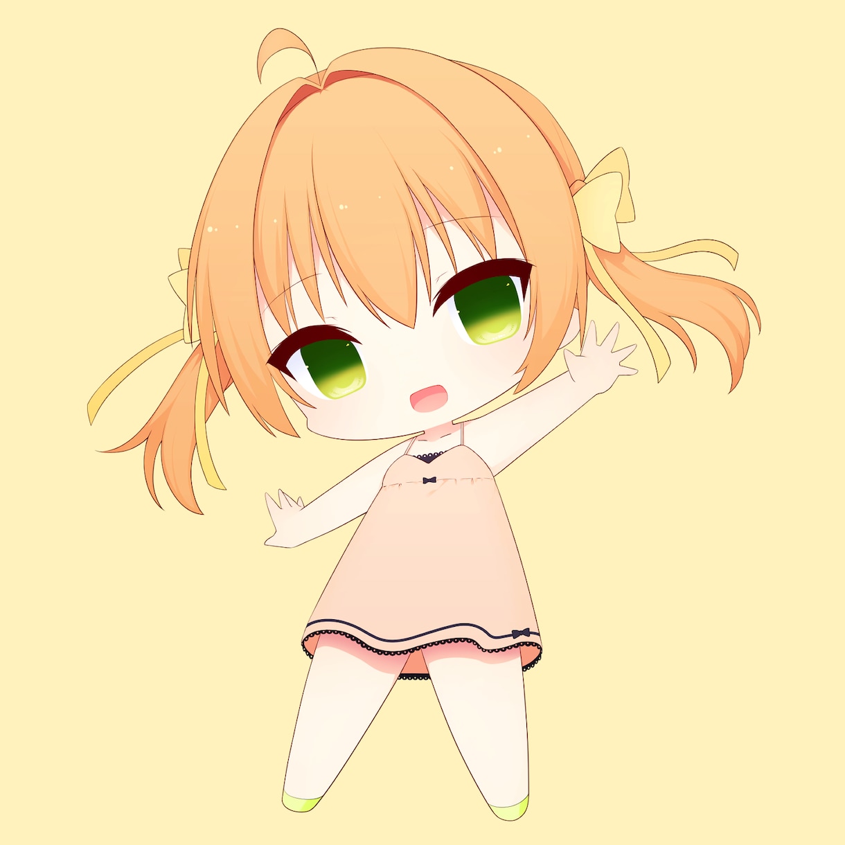 萌え系のかわいいミニキャライラスト描きます SNSアイコン、ブログなどのアクセントに！ イメージ3