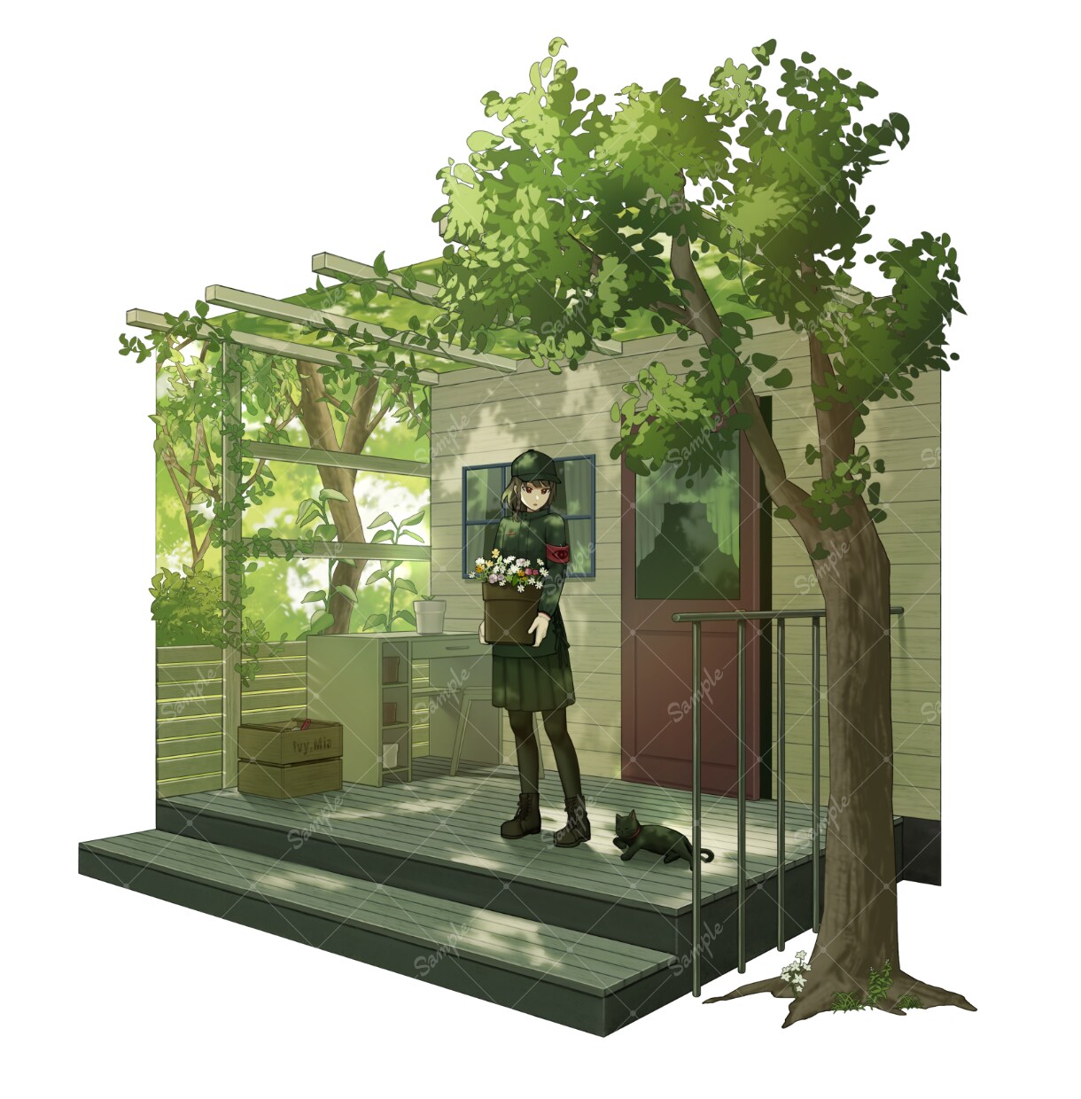 VTuber･TRPG･ゲームなどの立ち絵描きます 細部まで丁寧で細かな作画が持ち味です イメージ10