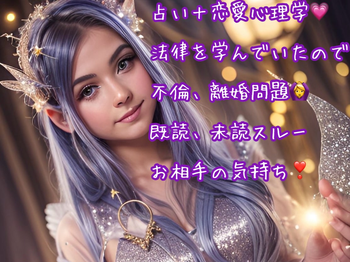 恋愛心理学と占いをかけあわせて占います お相手の気持ち、不安な方や男性心理が知りたい方！ イメージ1