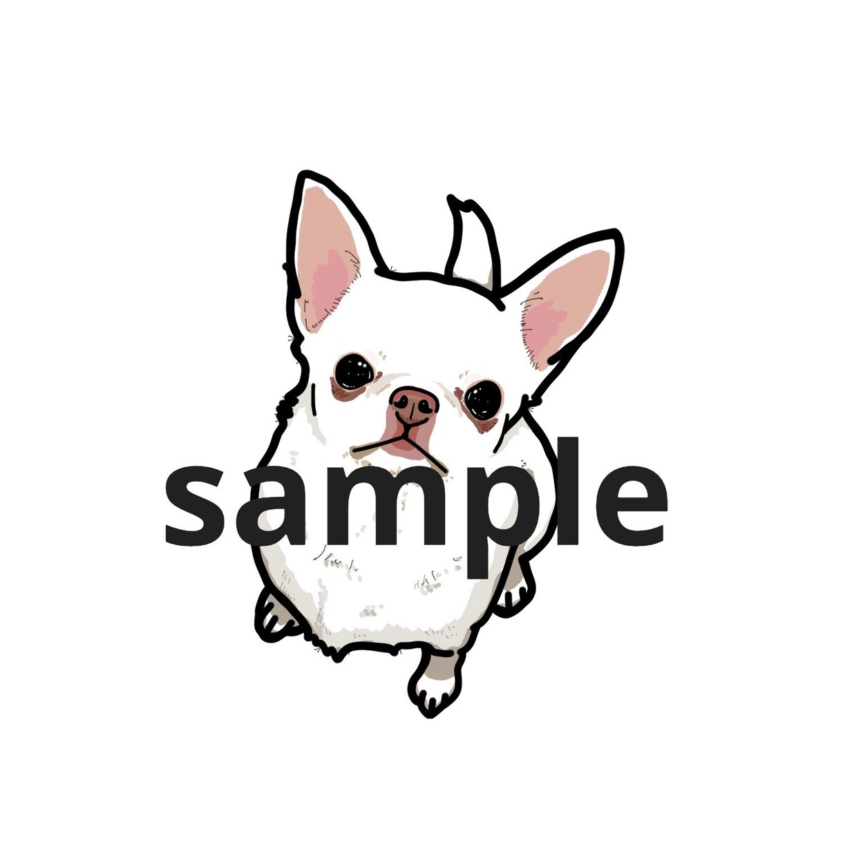 ペットのイラストを描きます お気に入りのお写真を元にペットのイラストを作成します。 イメージ1