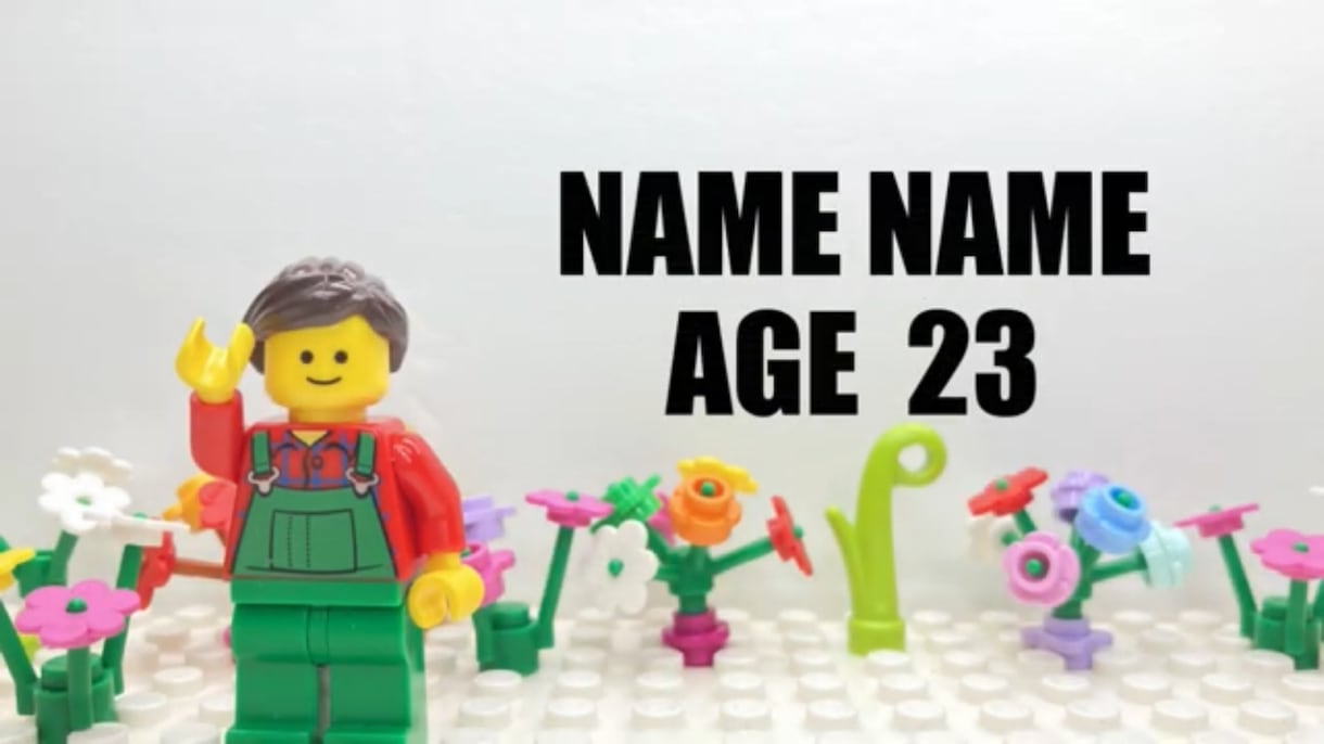 LEGO⭐️結婚式プロフィールムービー制作します 新郎新婦がレゴになった一生に一度のプレミアムムービー✨️✨️ イメージ2