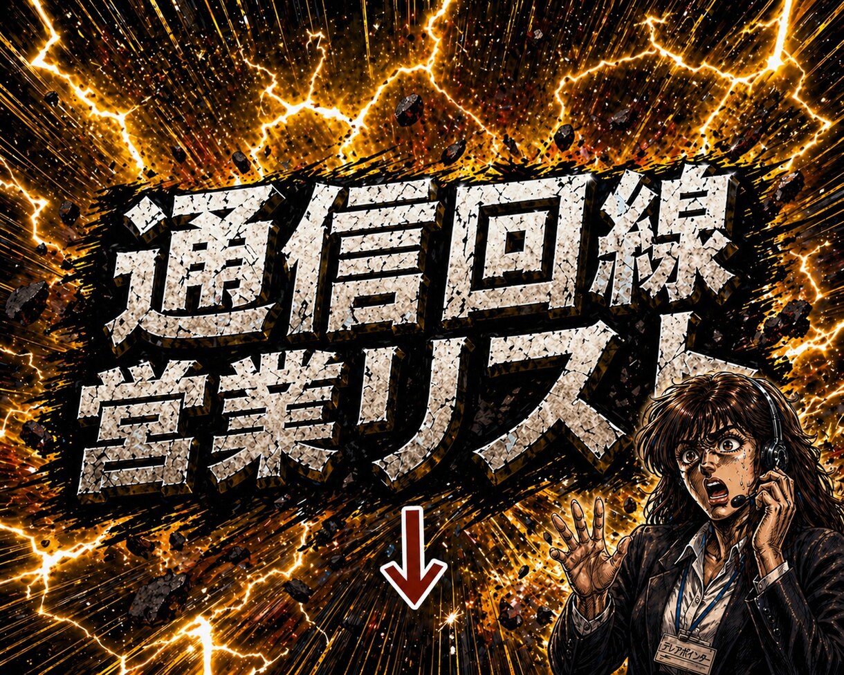 通信回線　営業リスト提供します 契約を取れる理由があります！！ イメージ1