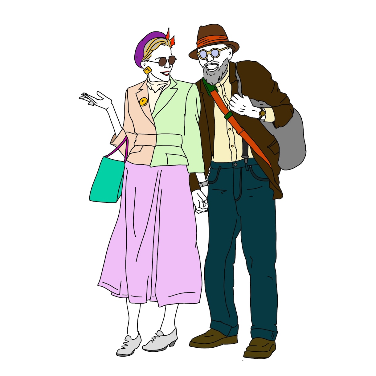 夫婦、カップルの記念日用にイラスト描きます オリジナリティーあるイラストでサプライズで喜ぶ事間違いなし☆ イメージ9