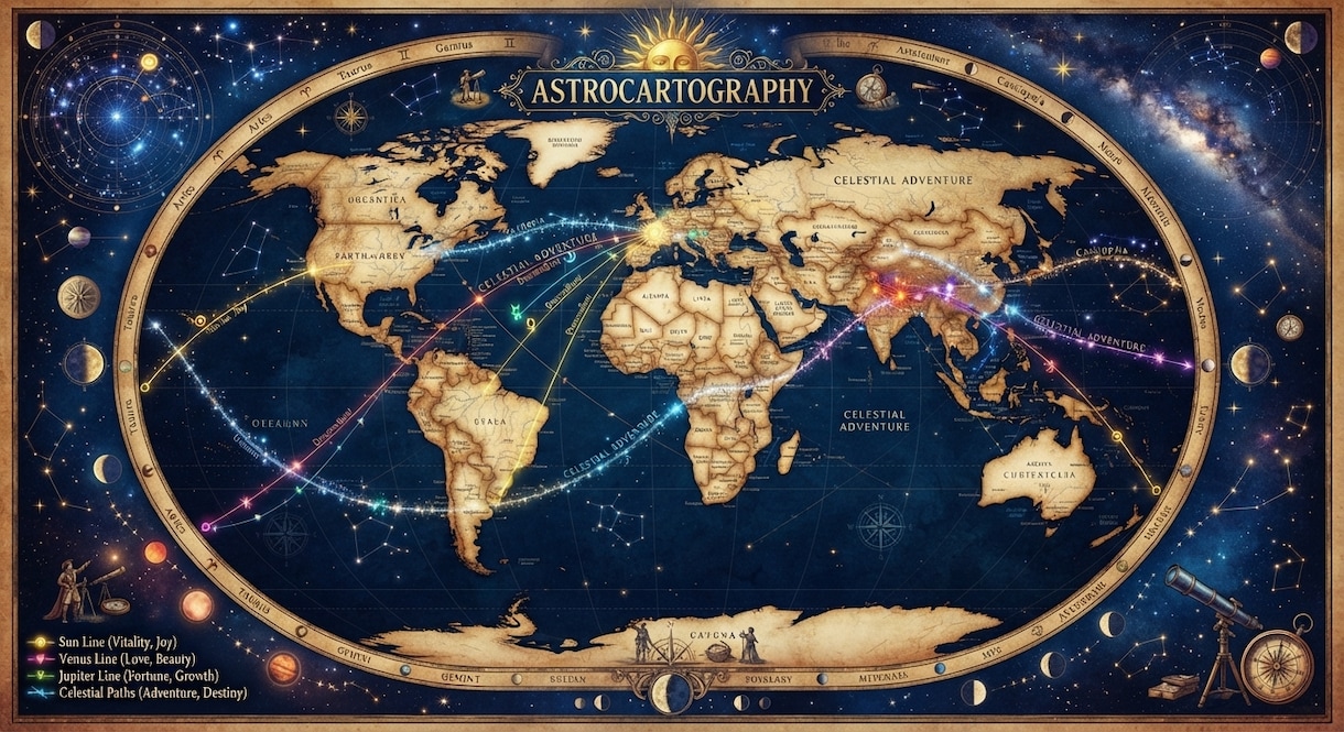 AstroFireで魂の設計図をお届けします 緻密なホロスコープ情報を読み解くプレミアムな個人鑑定サービス イメージ1