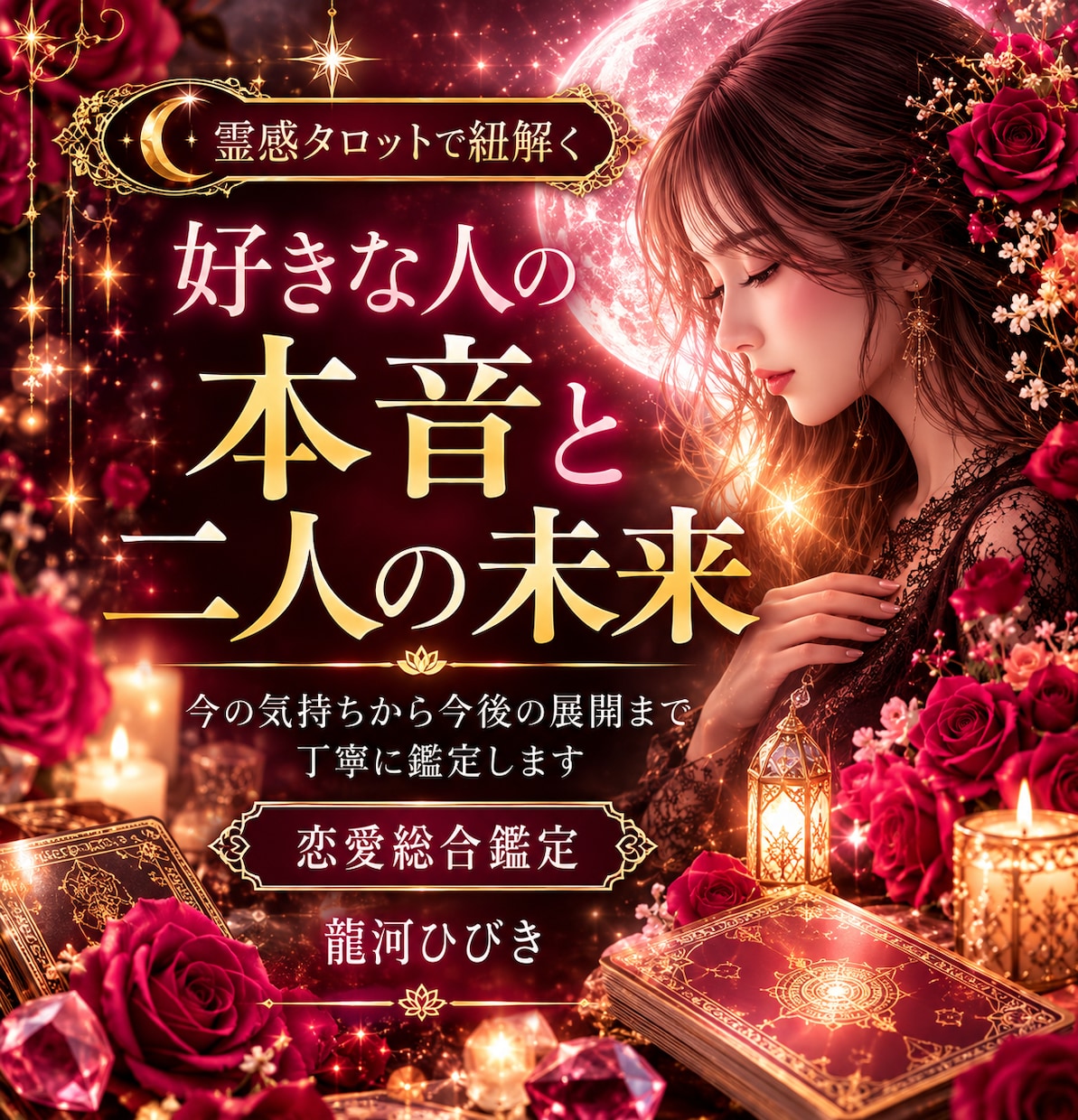 好きな人の本音と二人の未来を霊感で鑑定します 今の気持ちから今後の展開まで、恋の悩みを丁寧に紐解きます。 イメージ1