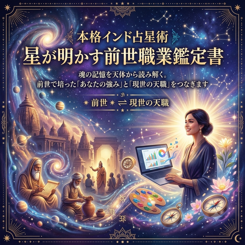 前世職業のカルマと今生の使命を解き明かします パラーシャラーの秘術で占うあなたへの前世職業鑑定書 イメージ1