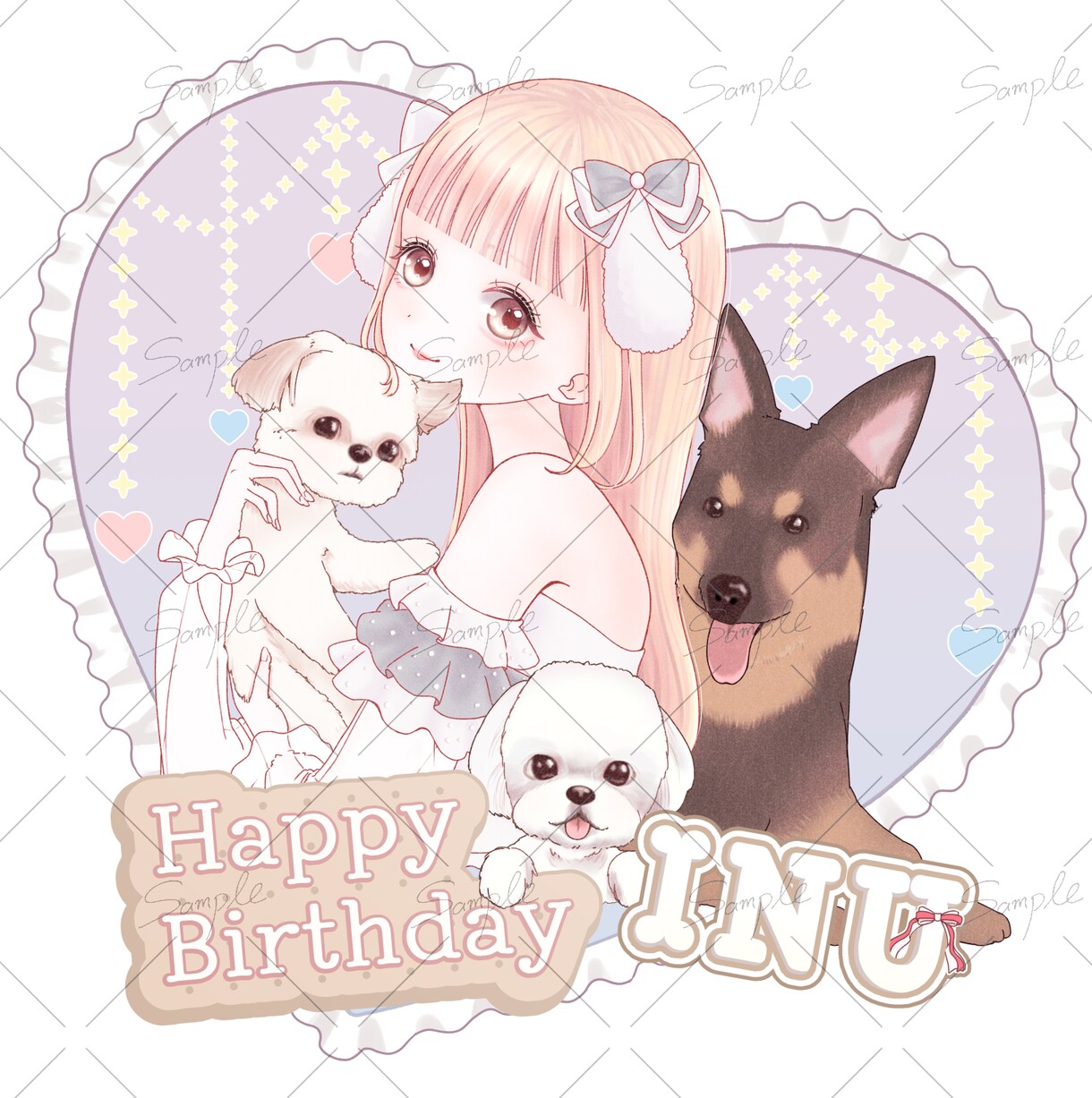 記念日・生誕祭イラストお描きします グッズなど商用利用可⚘お好みの雰囲気でお描きします！ イメージ2