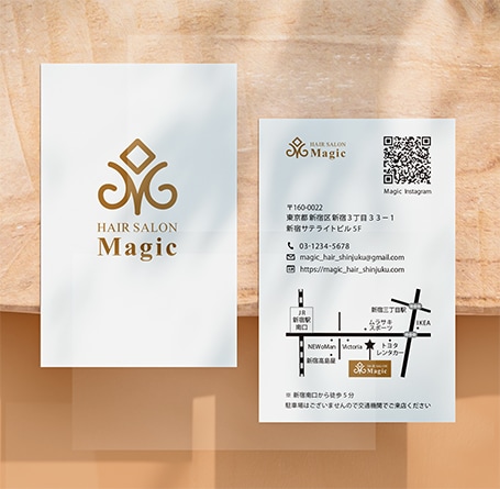 ビジネスに大切な名刺ですから丁寧に作成します 視認性の高い名刺でビジネスをサポートします。 イメージ3