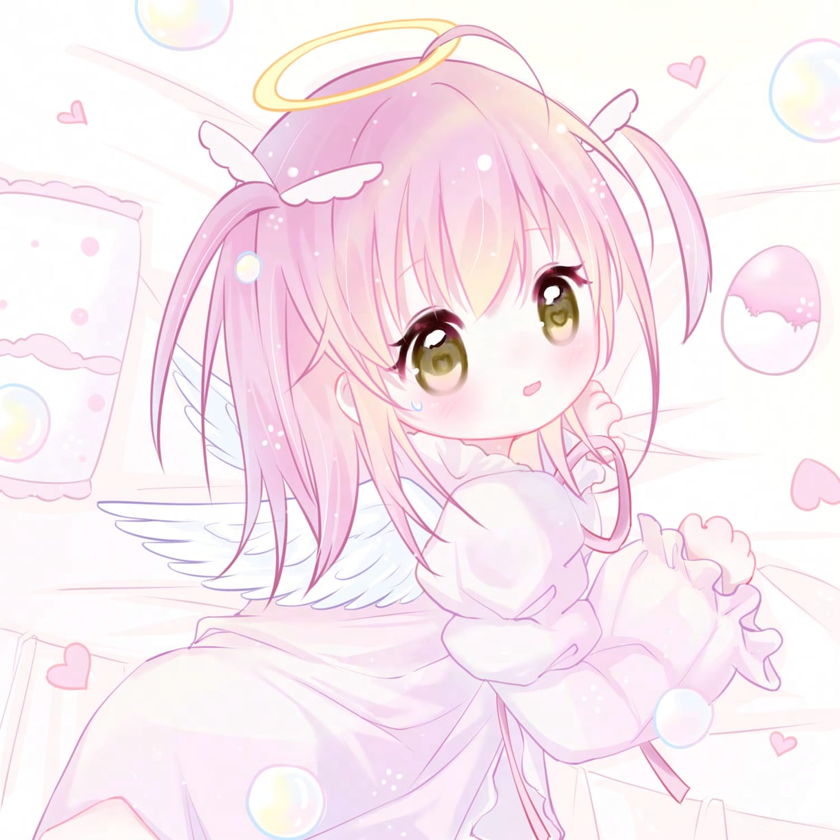 可愛らしい女の子のイラストを描きます アイコン用等々お気軽にご相談ください！ イメージ2