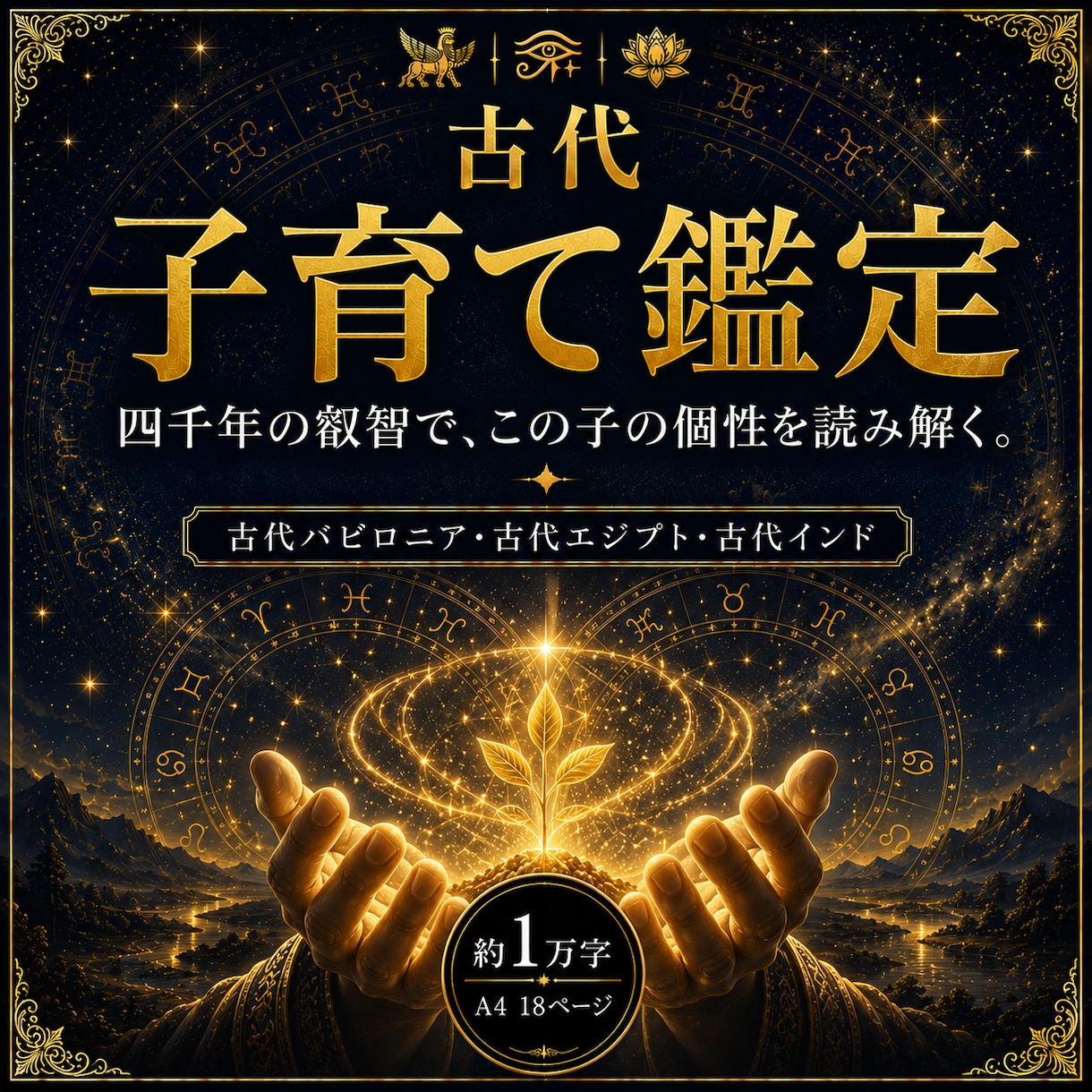 先着10名：古代占星術で子育てを鑑定します この子の性格、才能の芽、親子の関わり方、成長と伸ばす習慣まで イメージ1