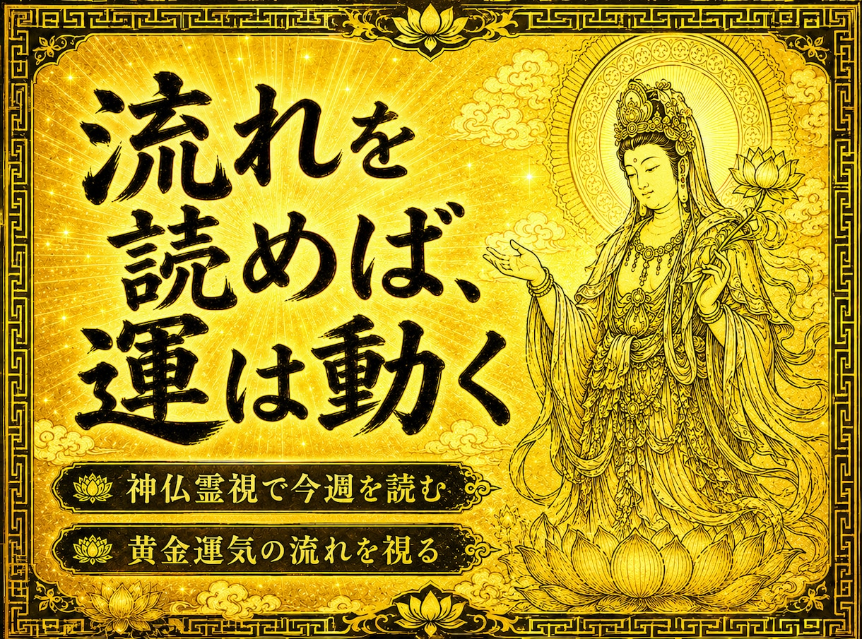神仏霊視で今週の運気を読み解きます 七日間を守るお守り言葉を授けます イメージ2