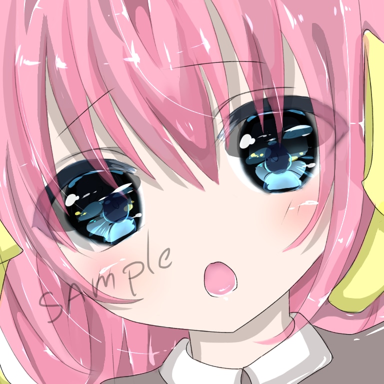 SNS用アイコンやイラスト描きます ふわふわ系、クール系など依頼承ります！ イメージ1