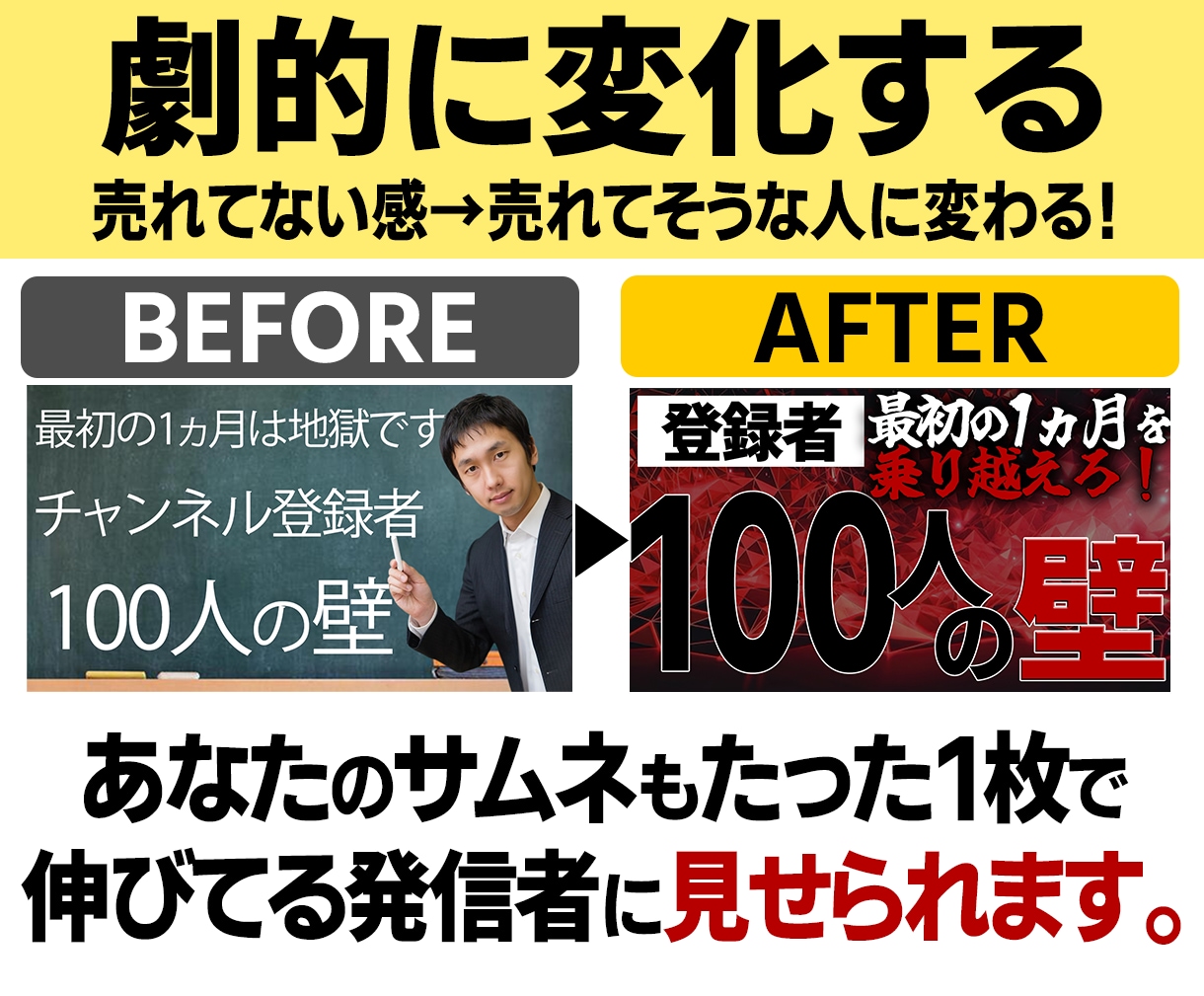 バズり型｜ビジネス発信者向け画像制作します 見た目で信頼を勝ち取る！売れる印象をデザインで再現 イメージ5