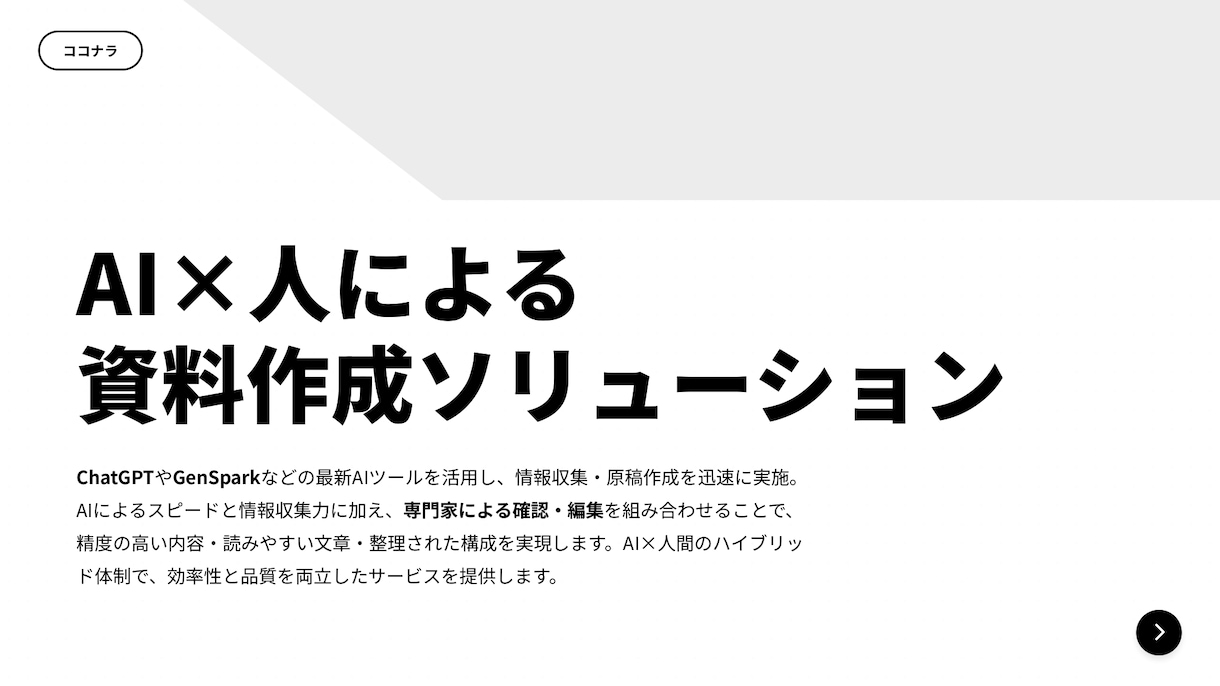 AIで効率的に！営業・企画資料作成します 調査から文章作成までAIで迅速サポート イメージ4
