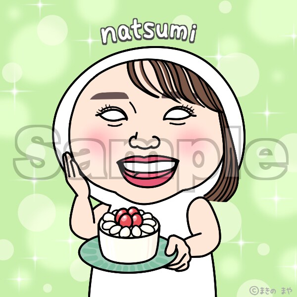 しろめ化似顔絵お作りします SNSやLINEのアイコンに！あなたもしろめちゃんになろう イメージ9