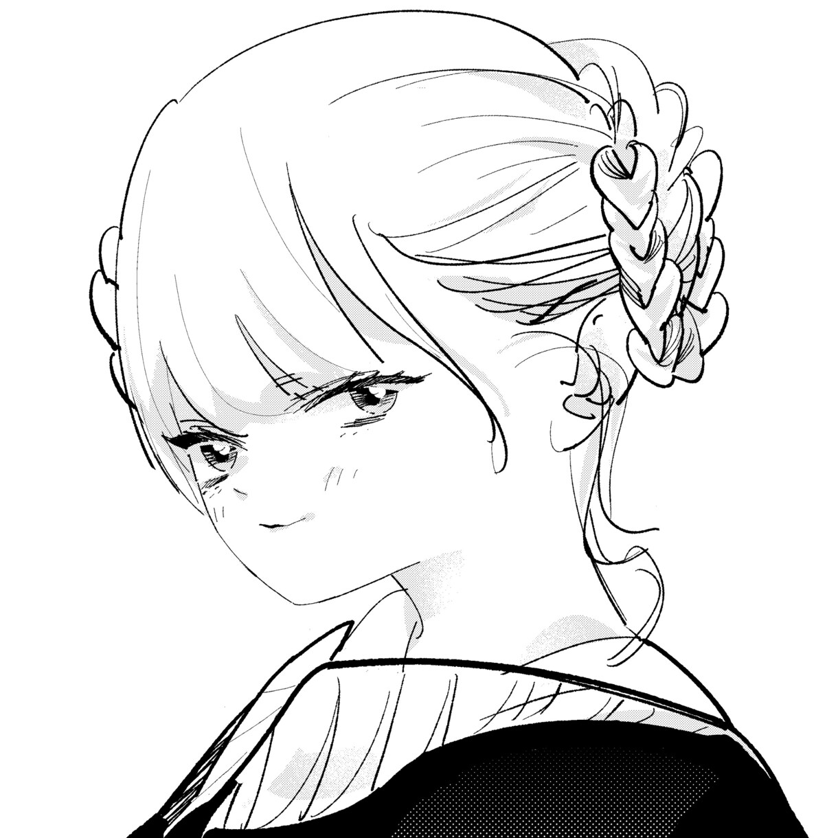 モノクロ人物イラスト描きます 【オリジナルイラスト】ときめきあふれる人物描きます イメージ3